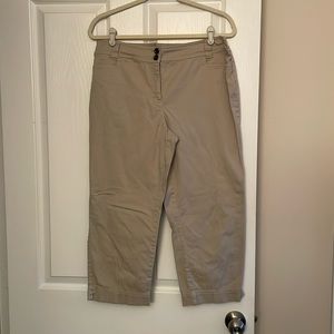 Chico’s Khaki Capri Size 2 (Large/12)